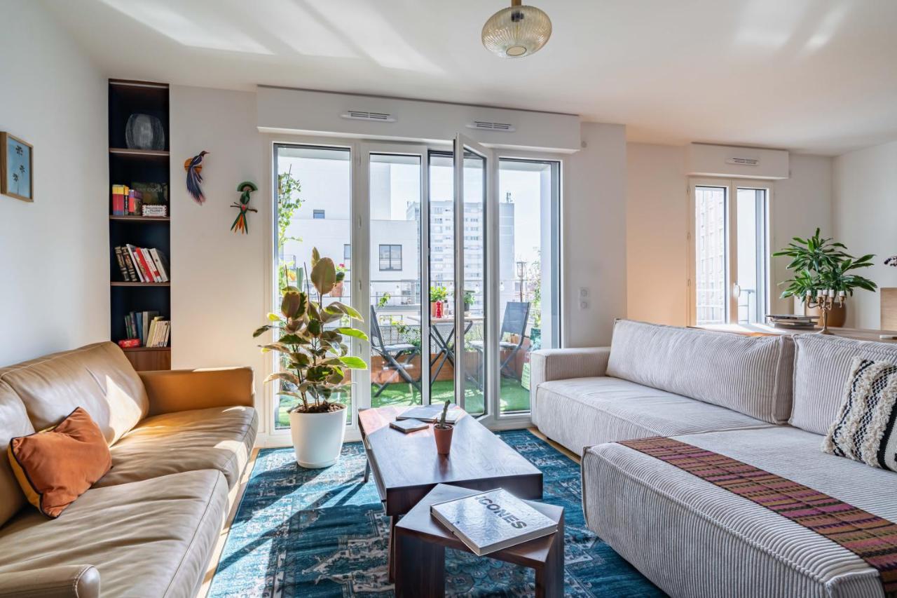 Stunning Apartment With Balcony To Visit Paris لوفالوا بيريه المظهر الخارجي الصورة